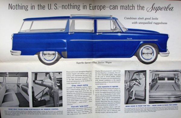 Checker Superba Modelprogram 1960 Carbrochure (8286)